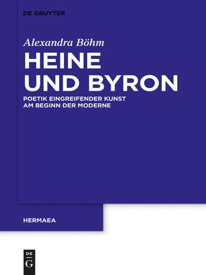 cover image of Heine und Byron